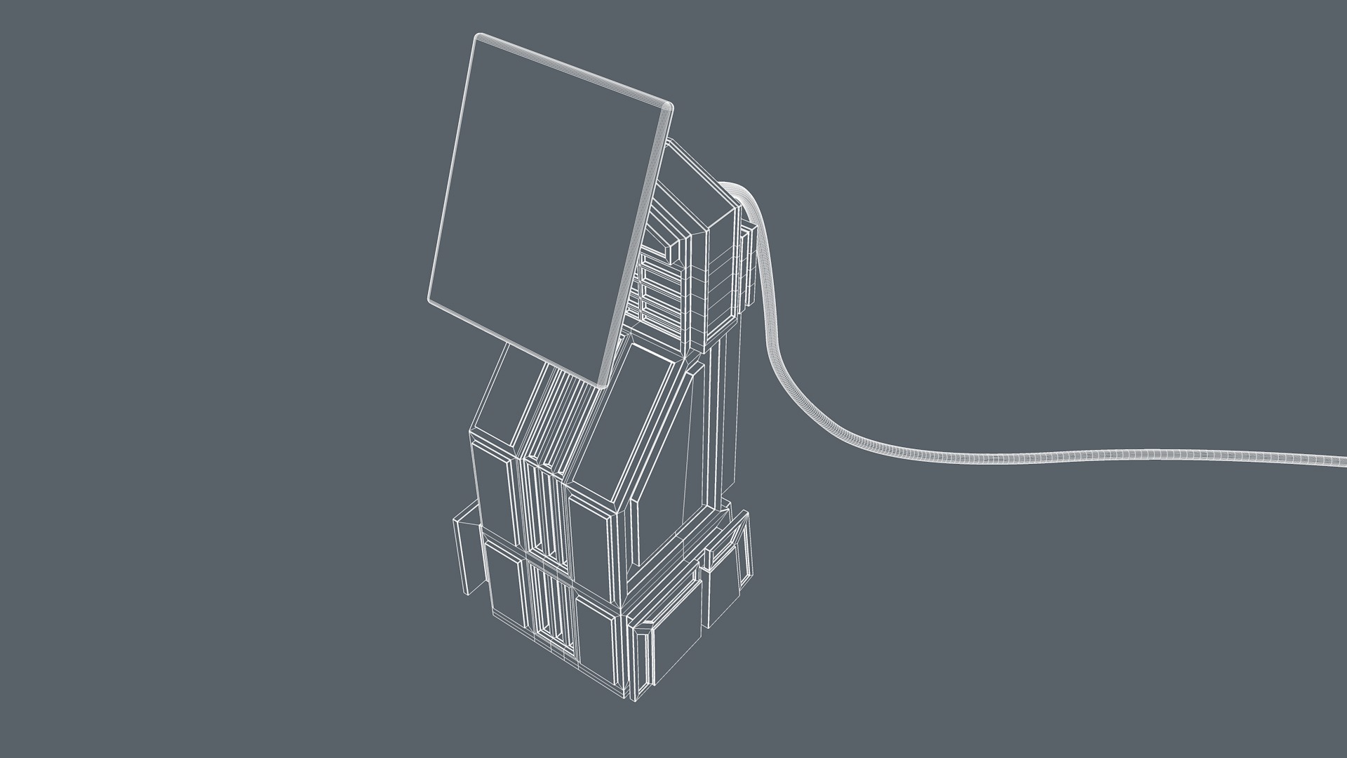 Control Panel 3D model_9