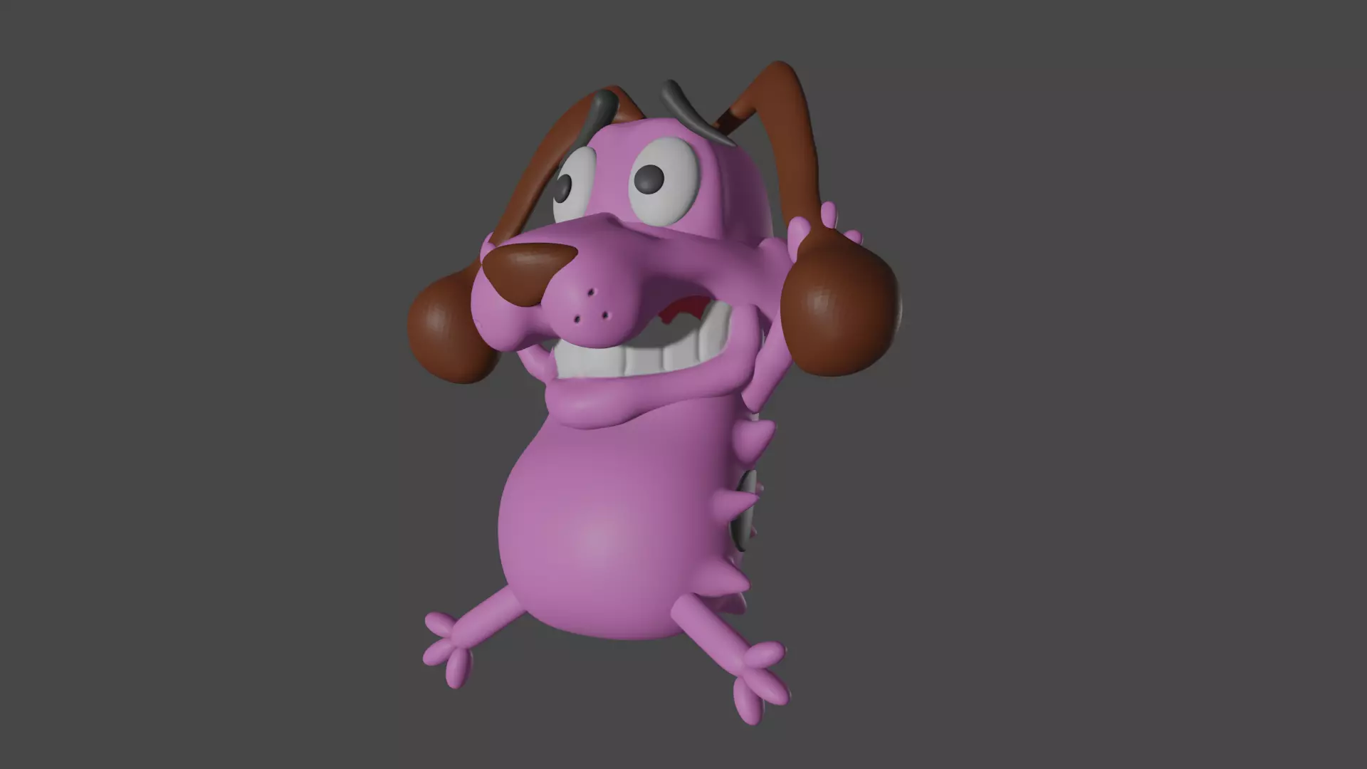 Courage anxiety 3D print model