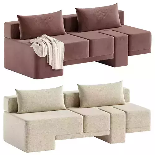 Sarsen Armless Sofa