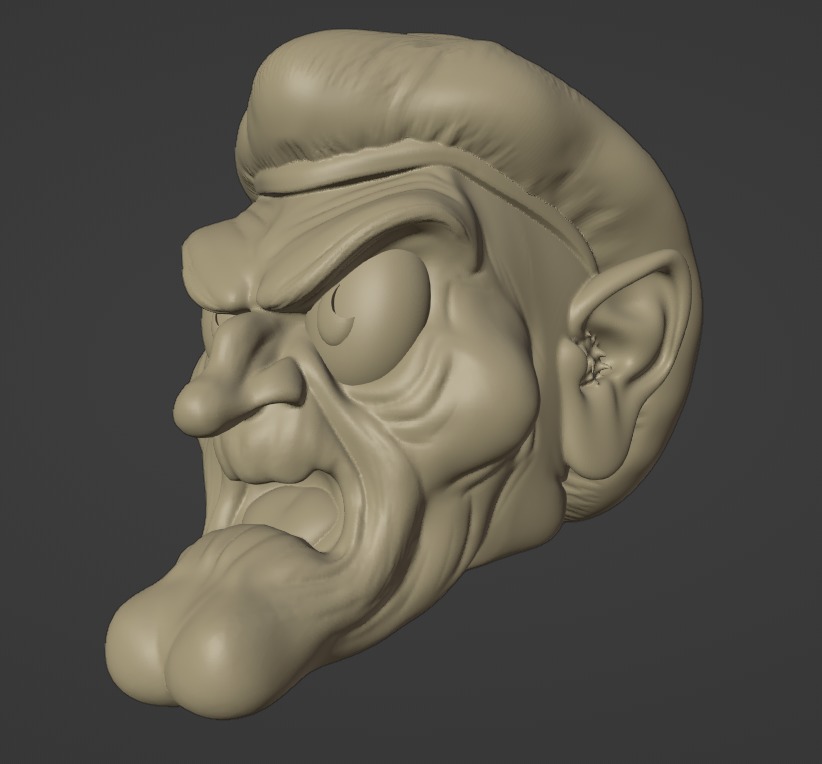 AquaTeen Little Brittle and Vampire form 3D print model_8