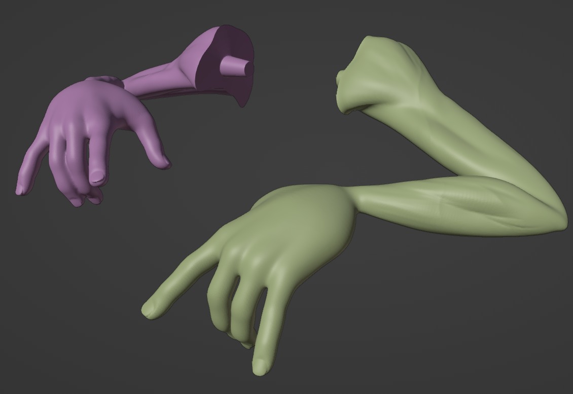 AquaTeen Little Brittle and Vampire form 3D print model_11