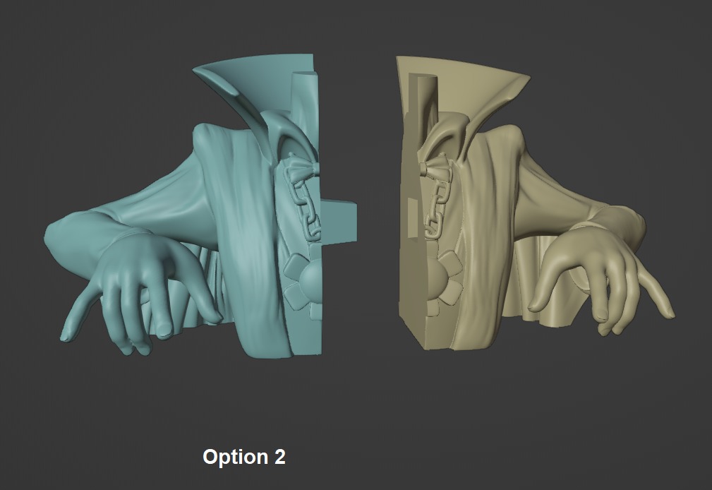 AquaTeen Little Brittle and Vampire form 3D print model_6