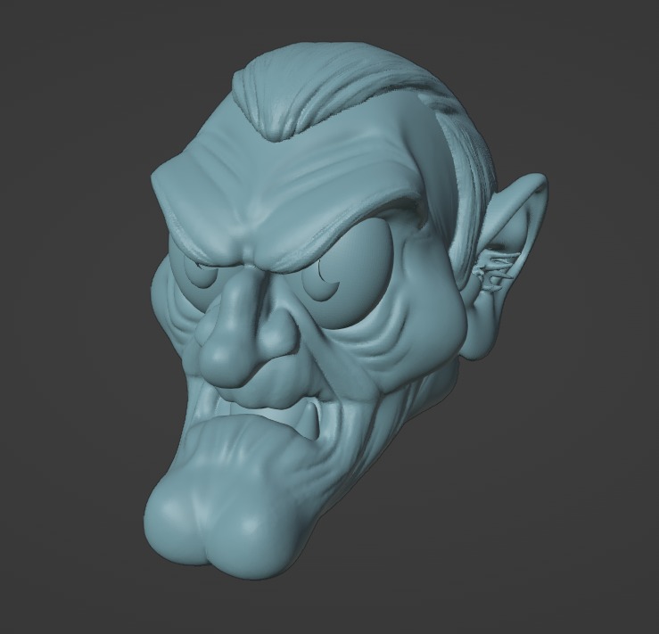 AquaTeen Little Brittle and Vampire form 3D print model_7