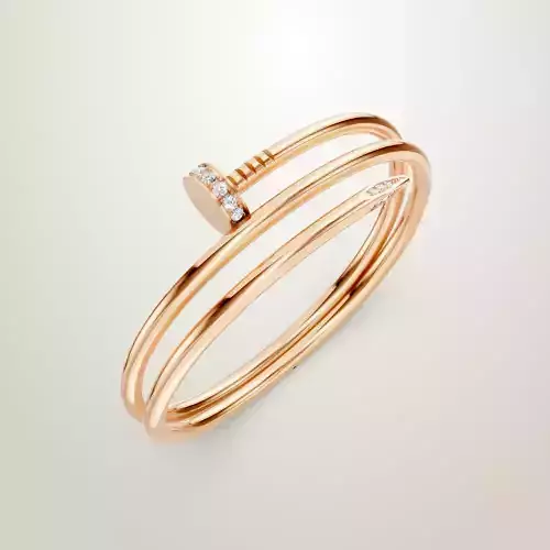 Juste un Clou bracelet double diamonds cartie