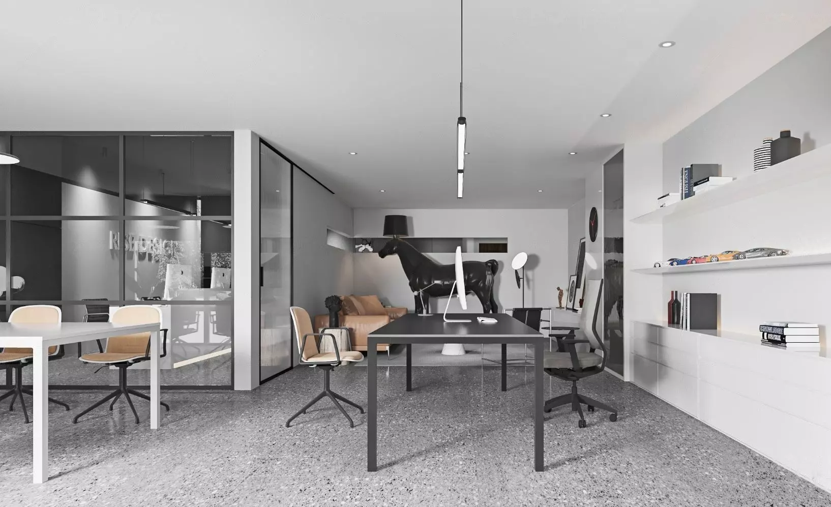 office interior 3D model_0