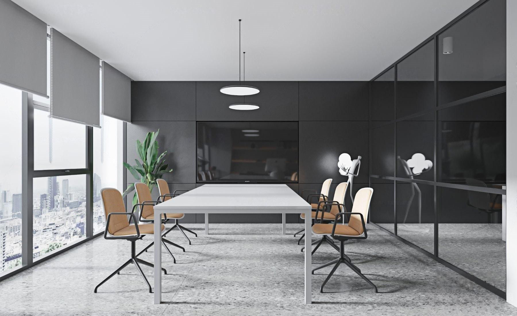 office interior 3D model_3