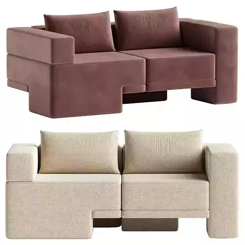 Sarsen Loveseat