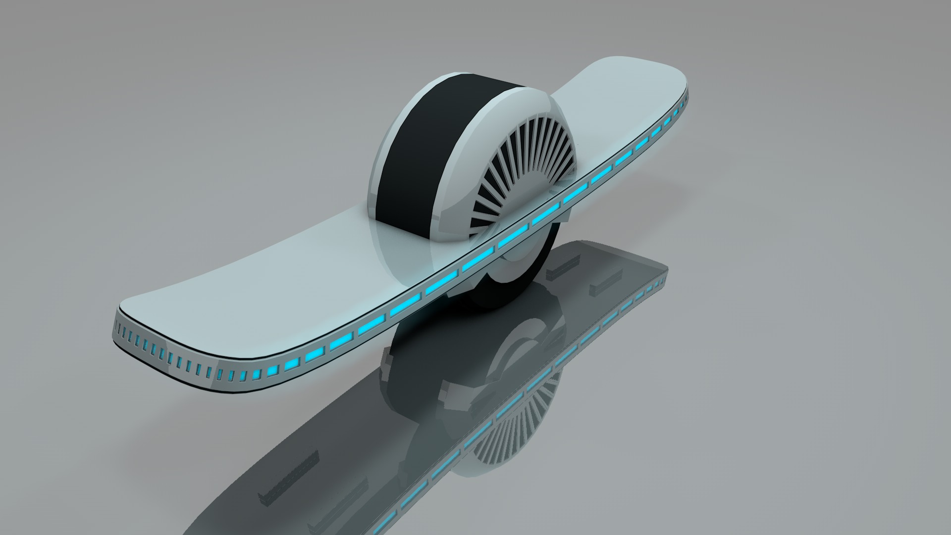 Hoverboard 3D model_2