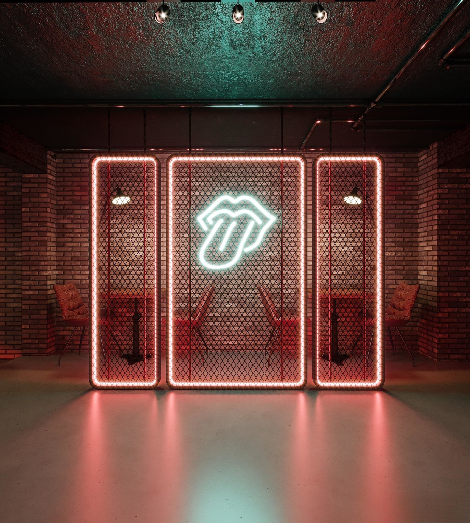 night club  interior 3D model_2