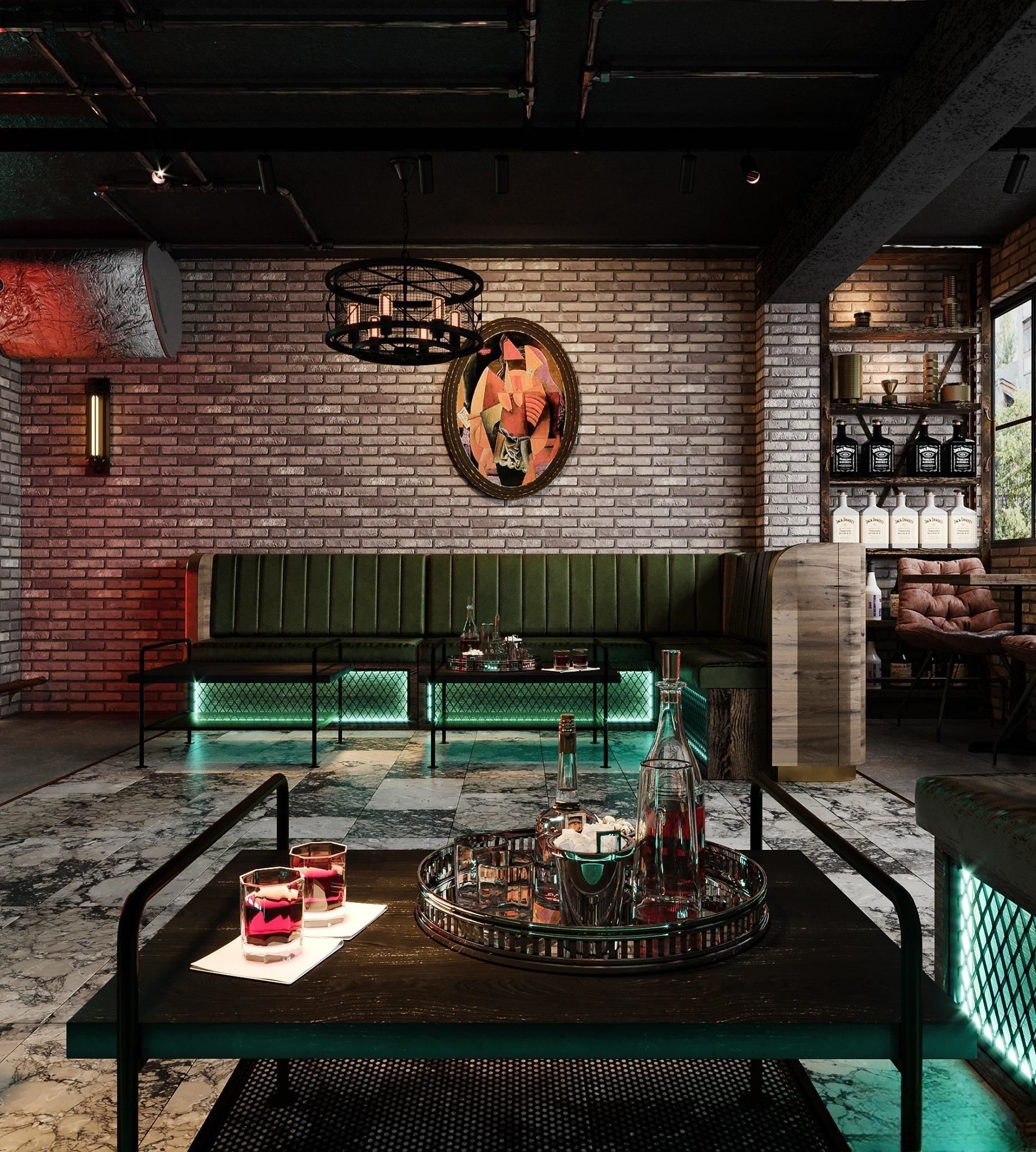 night club  interior 3D model_3