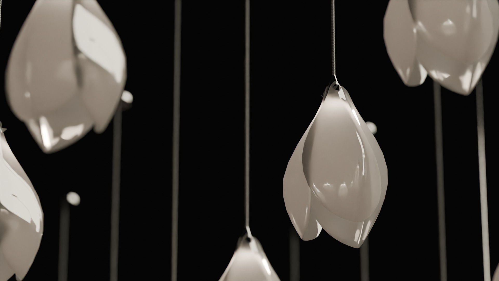 Bloom ceiling lamp 3D model_2