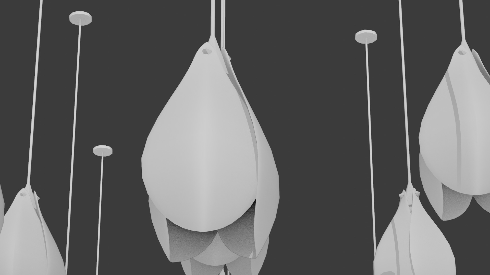 Bloom ceiling lamp 3D model_9