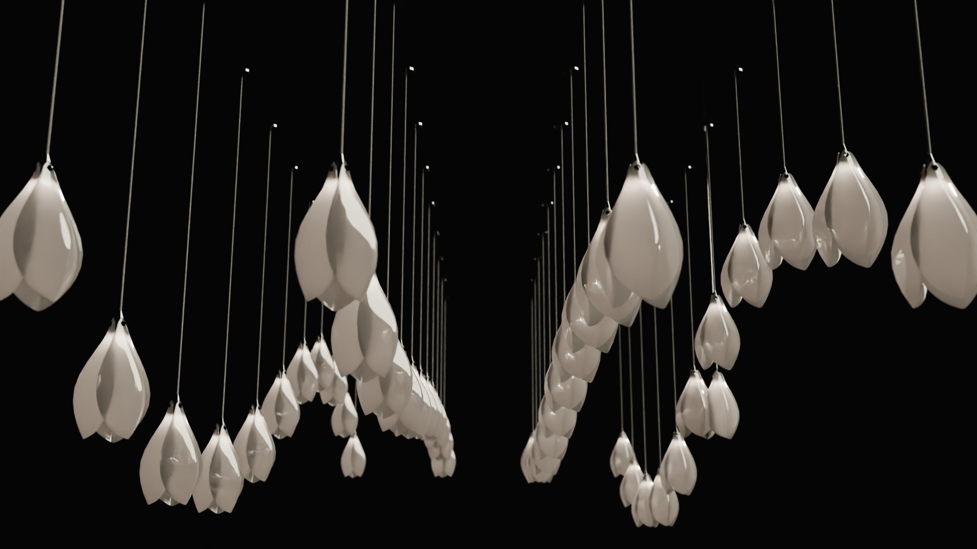 Bloom ceiling lamp 3D model_3