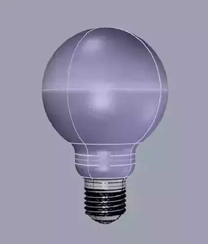 G80 E27 Bulb transluant with filament