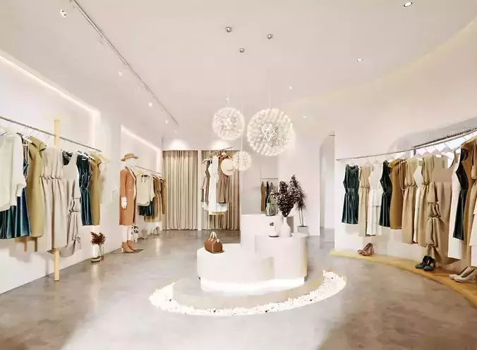 clothing store interior 