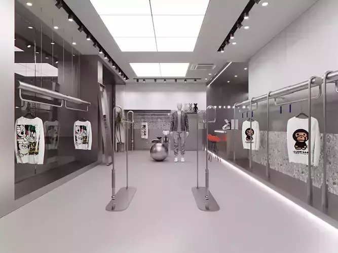 clothing store interior 