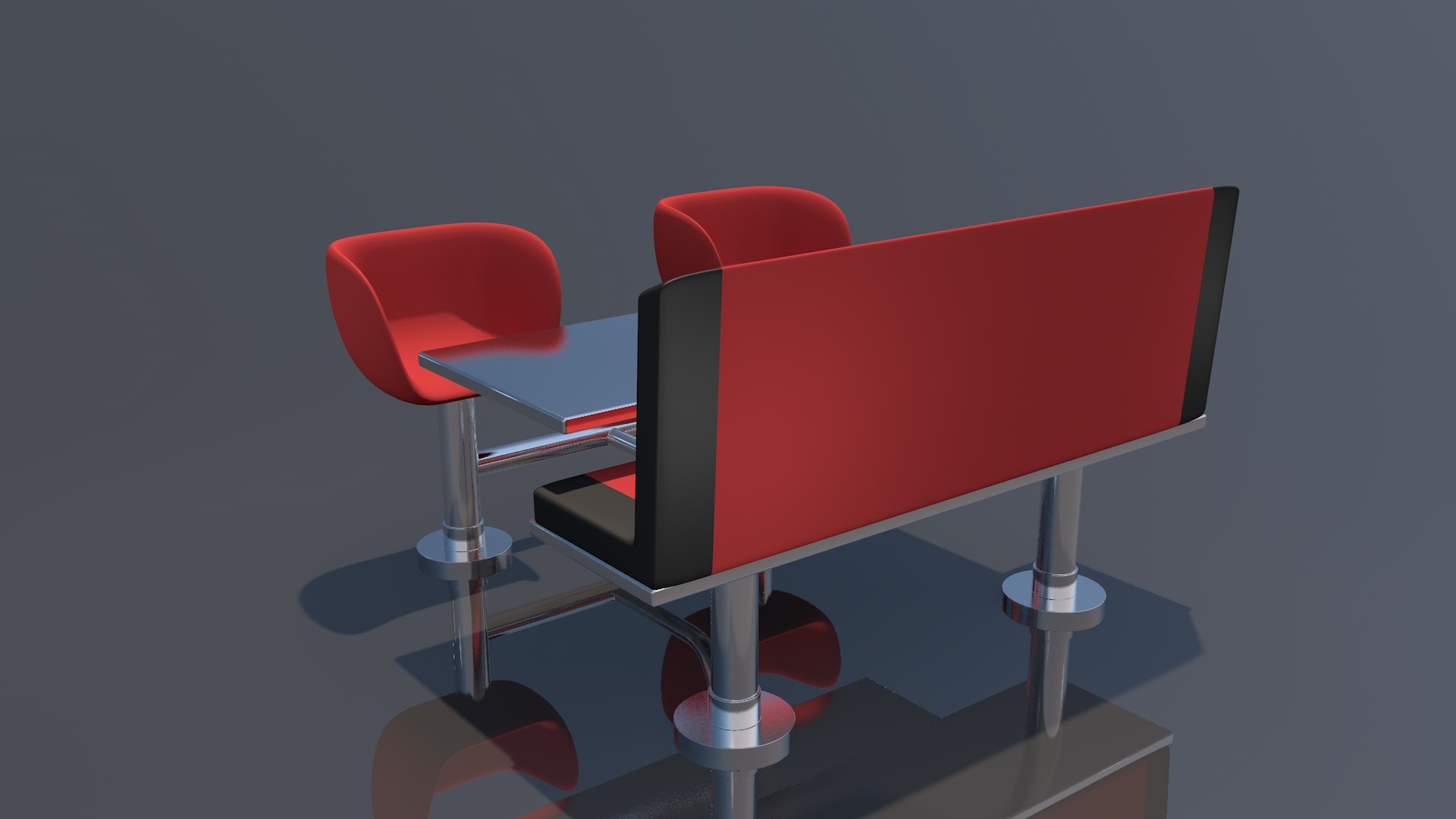 Restaurant Furniture 3D model_3