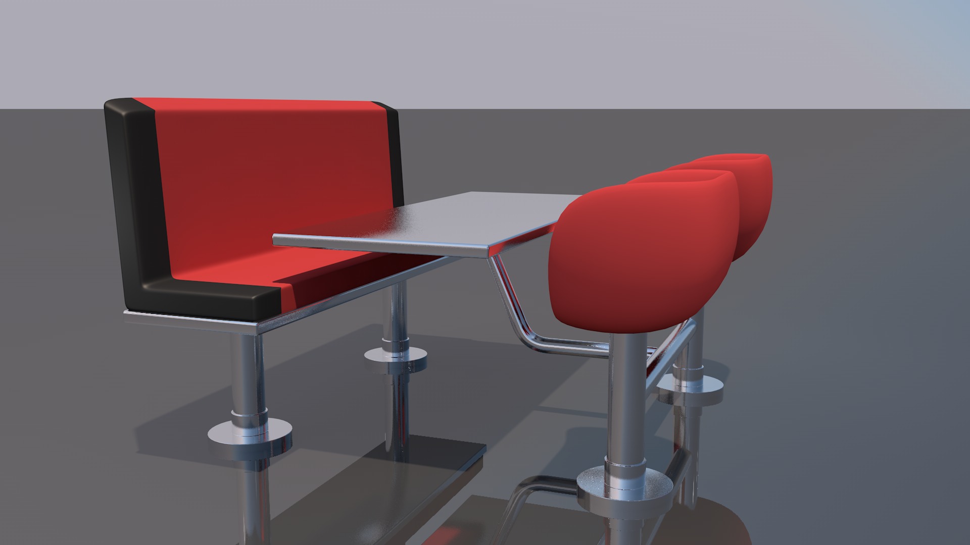 Restaurant Furniture 3D model_7