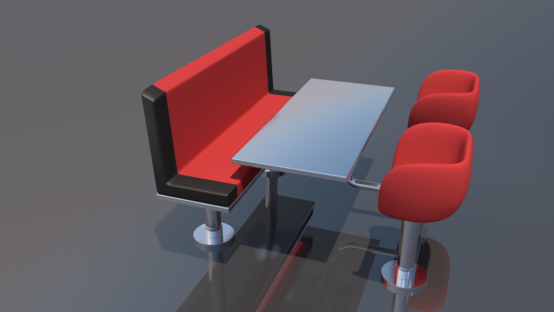 Restaurant Furniture 3D model_9