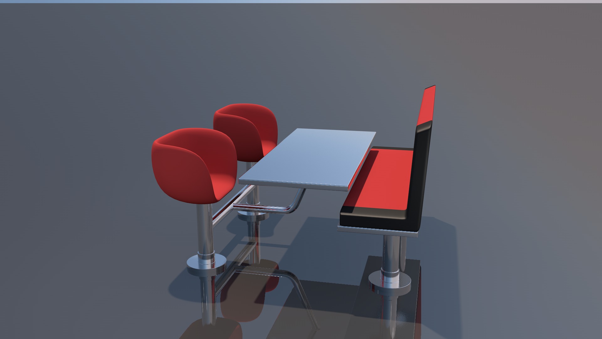 Restaurant Furniture 3D model_1