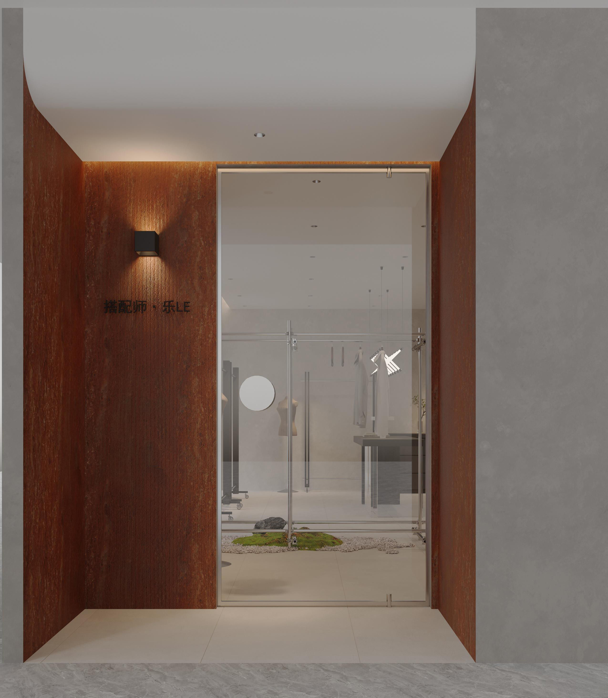 clothing store interior  3D model_2