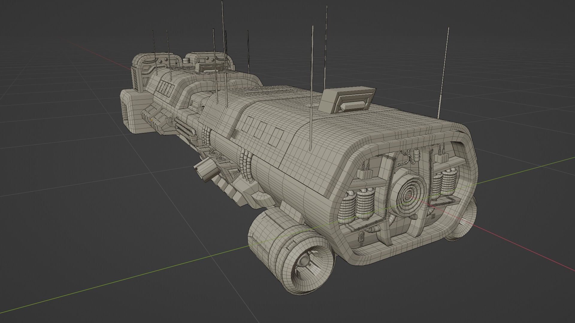 mantis Spaceship 3D model_7