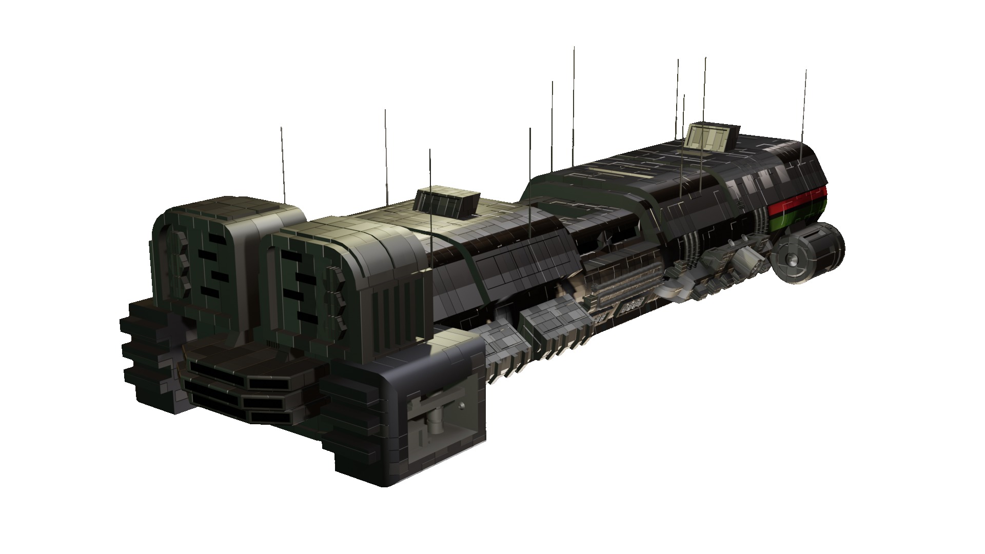 mantis Spaceship 3D model_6