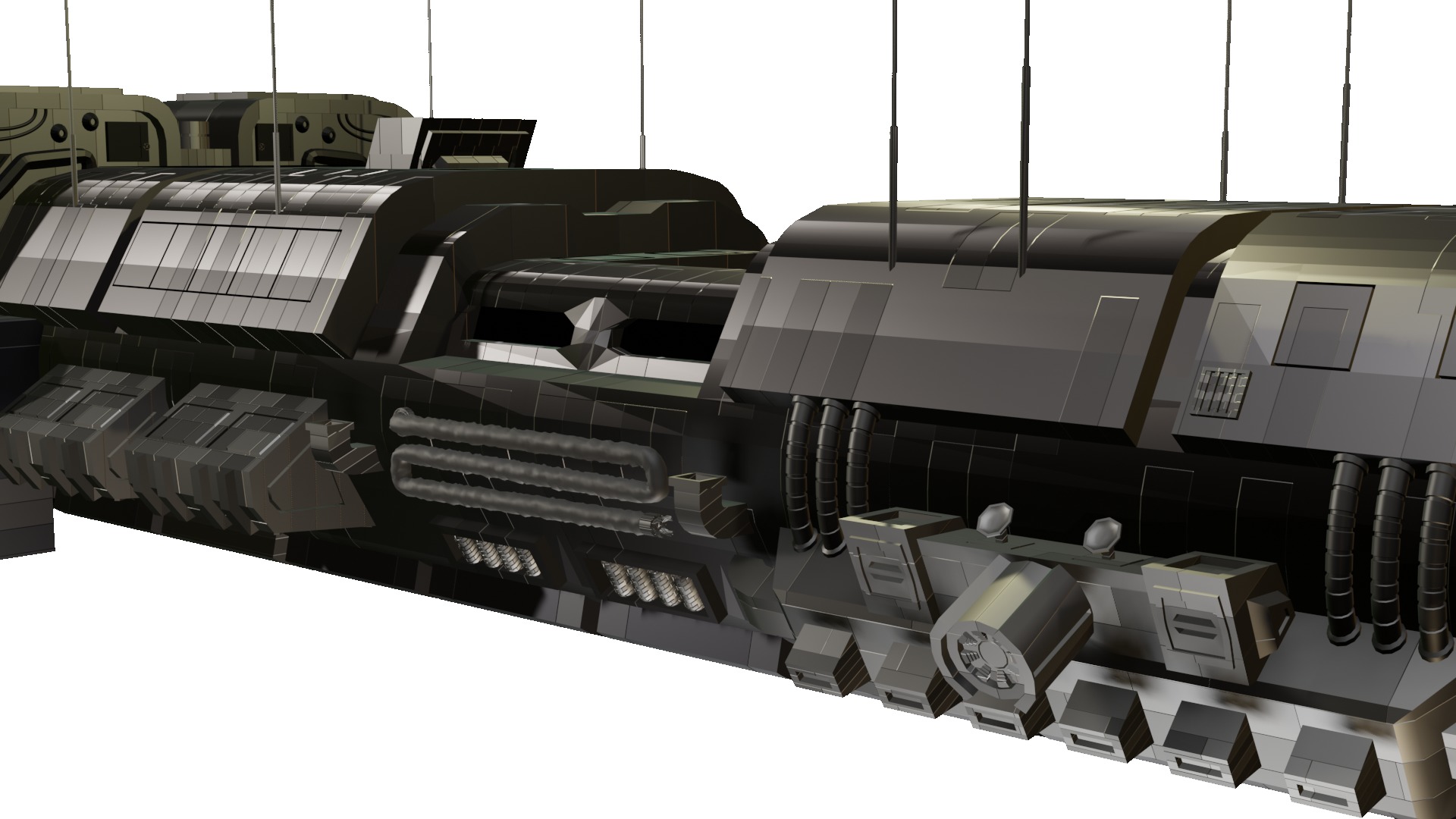 mantis Spaceship 3D model_3