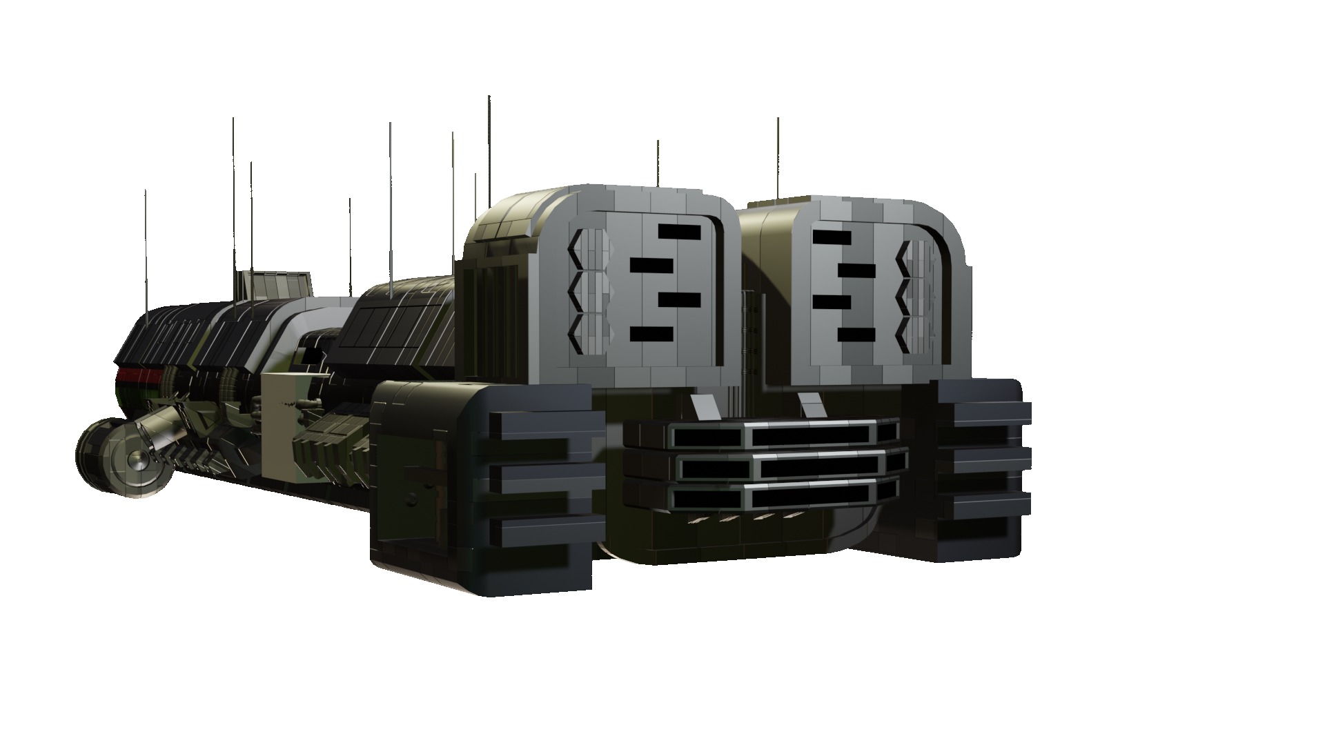 mantis Spaceship 3D model_5