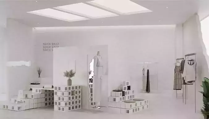 clothing store interior 