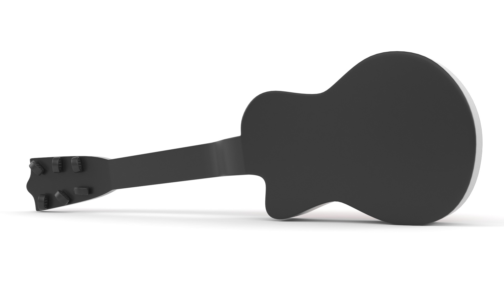 Toy Acoustic Guitar 3D model_3