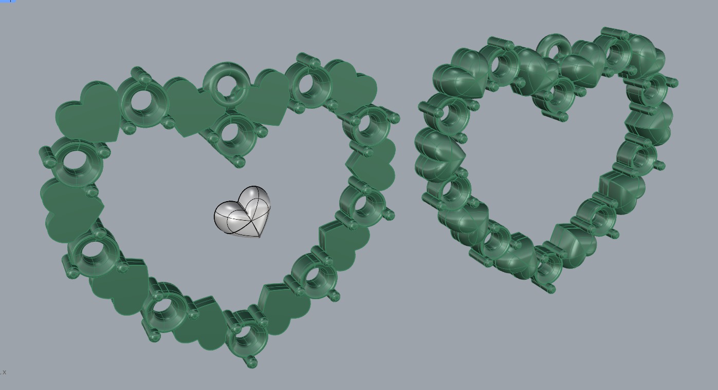 HEART PENDANT LOVE SIGN - Diamond  Valentines Day Gift 3D print model_20