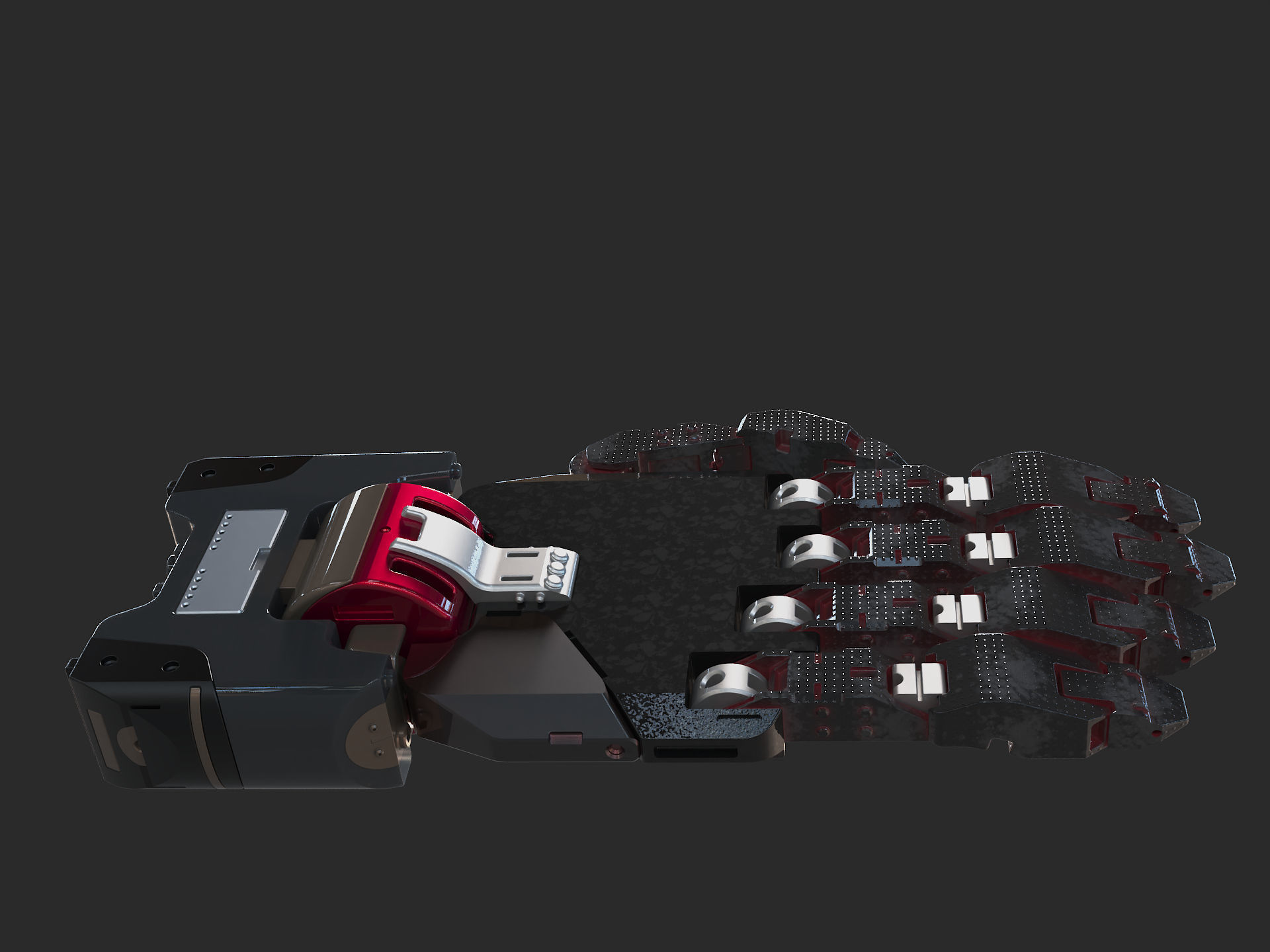 hand robotic scifi part vol4 3D model_6