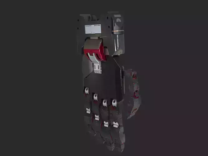 hand robotic scifi part vol4 3D model