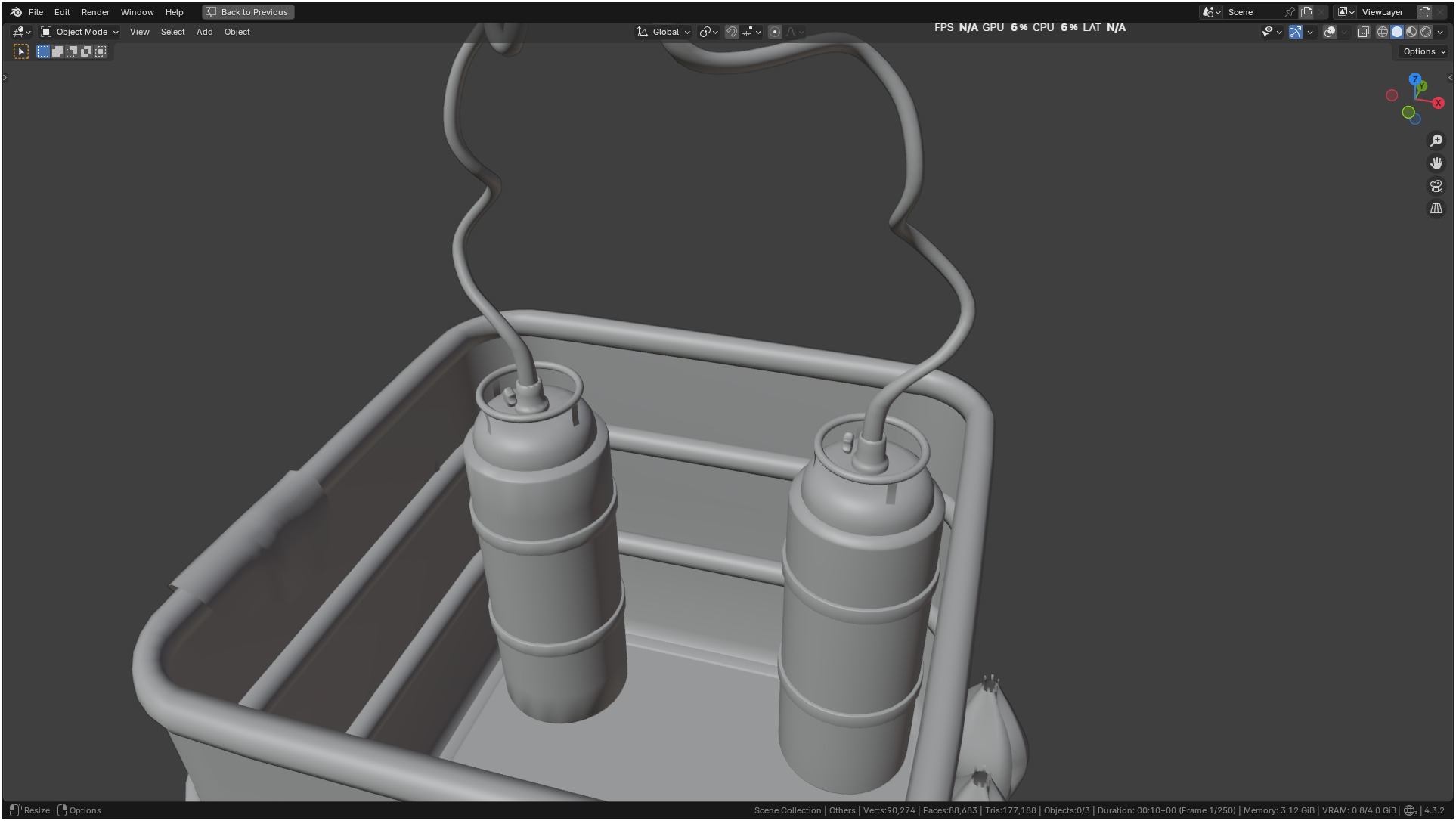 Air Balloon 3D model_96