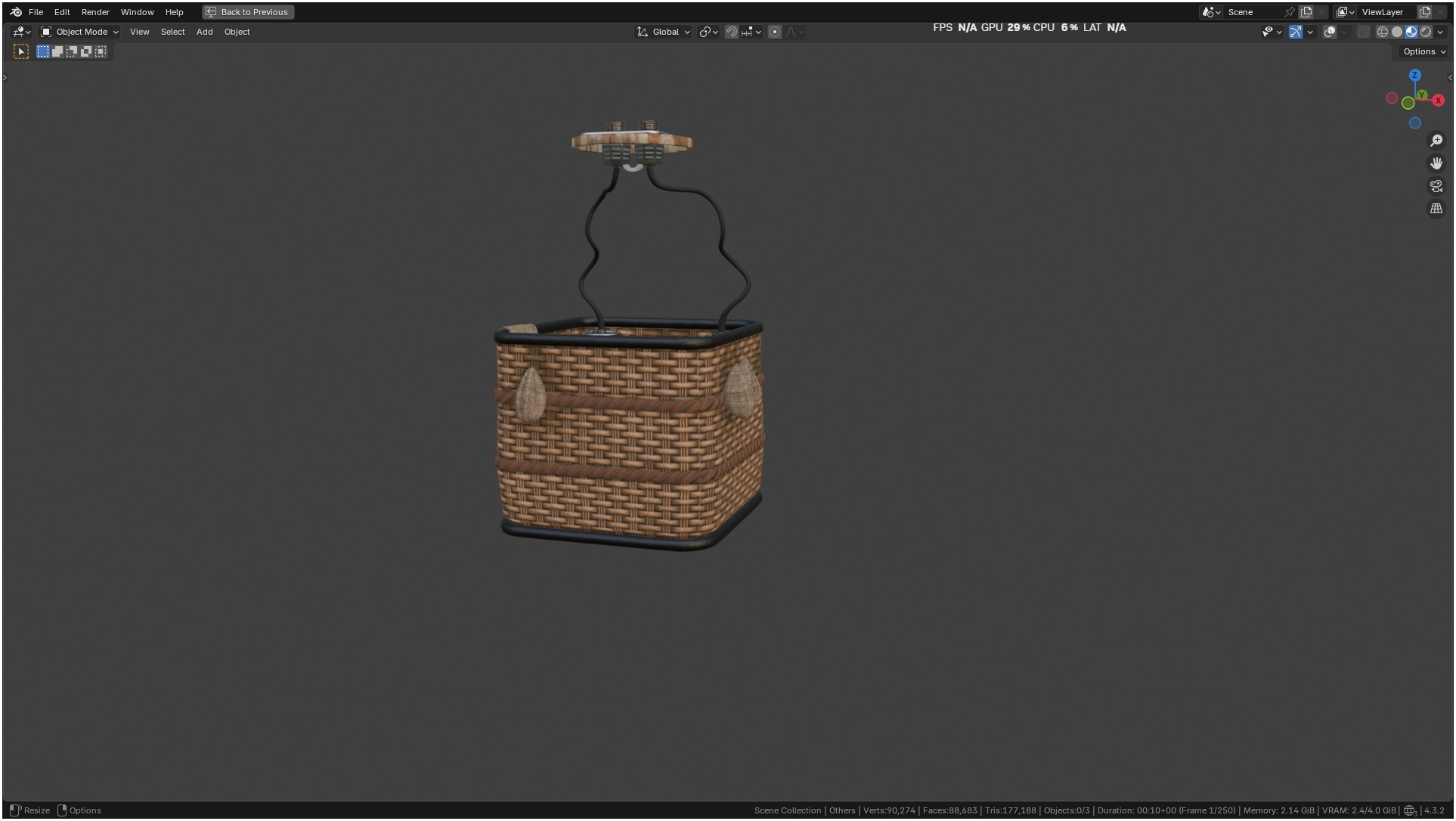 Air Balloon 3D model_24