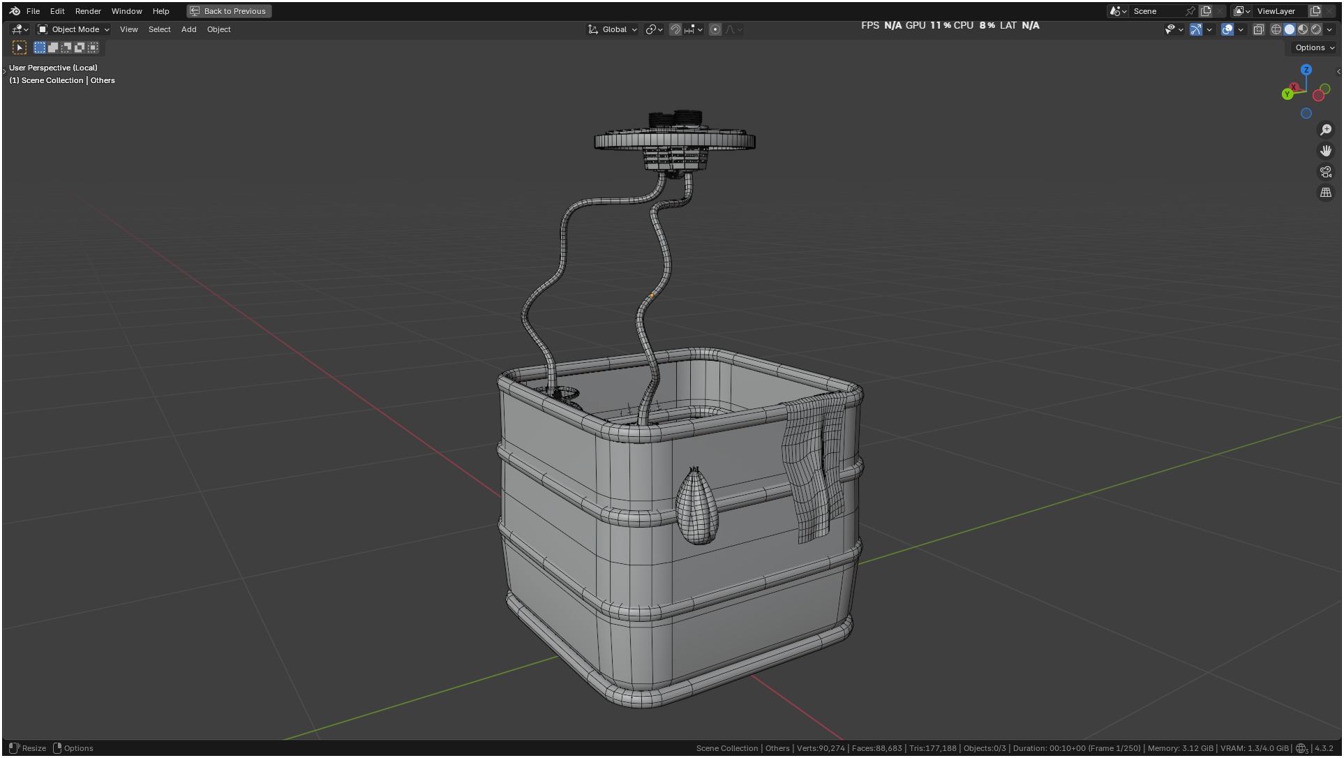 Air Balloon 3D model_85