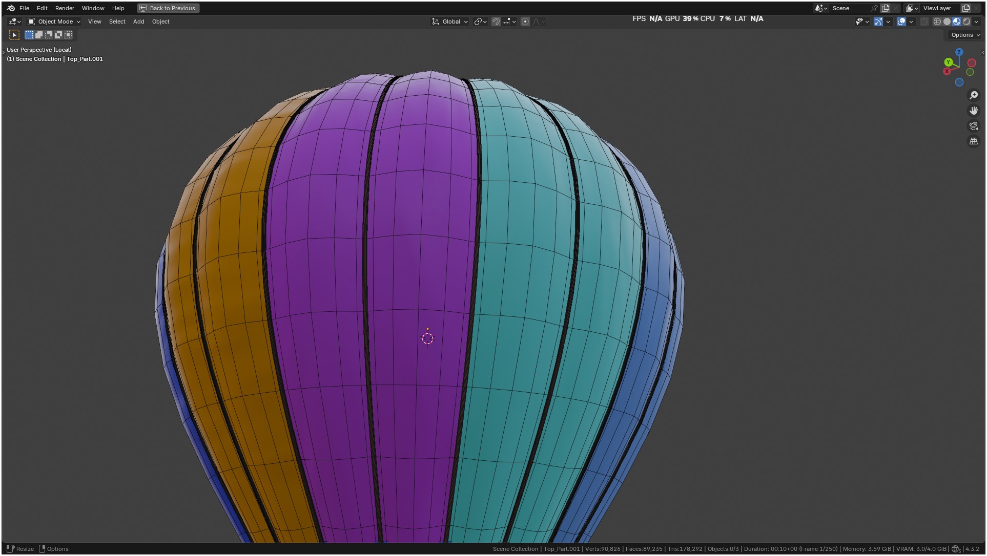 Air Balloon 3D model_52