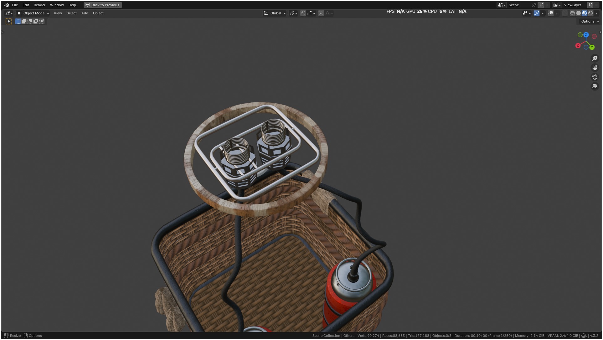 Air Balloon 3D model_23