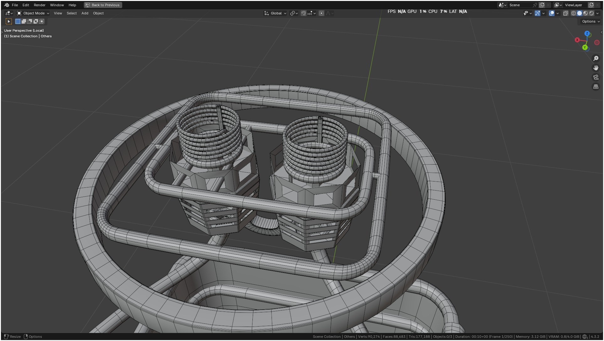 Air Balloon 3D model_93