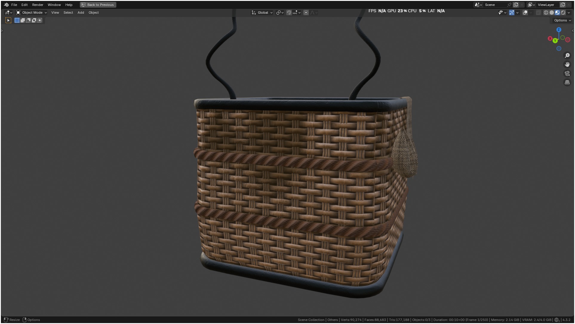 Air Balloon 3D model_19