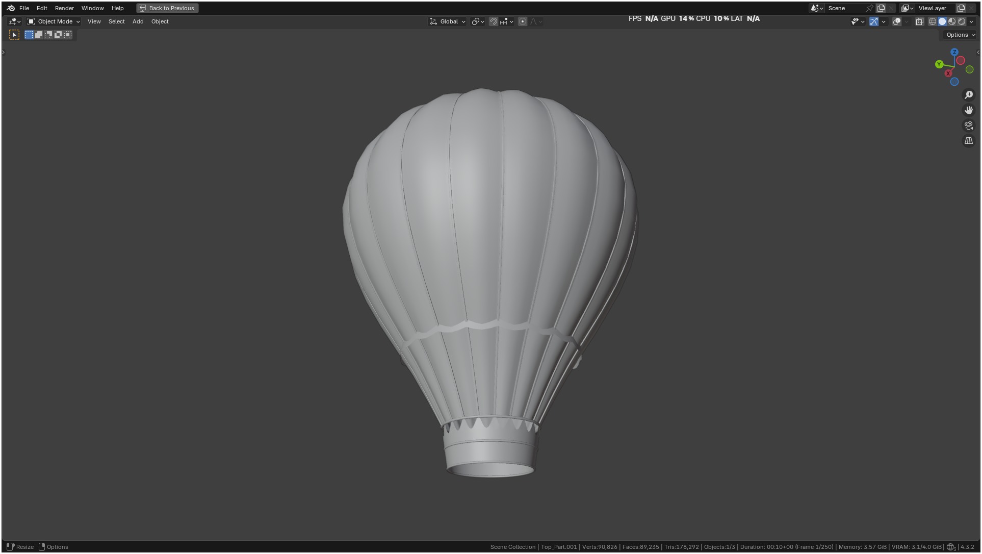 Air Balloon 3D model_34