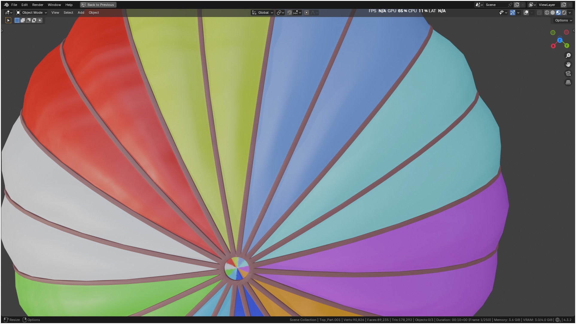 Air Balloon 3D model_64
