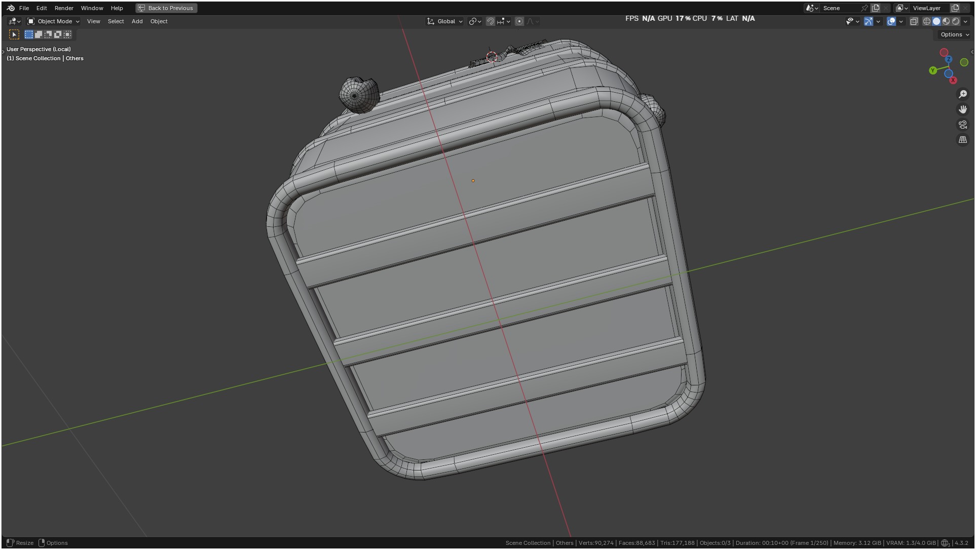 Air Balloon 3D model_90