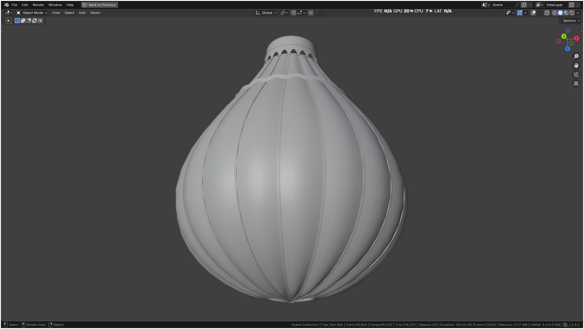 Air Balloon 3D model_10