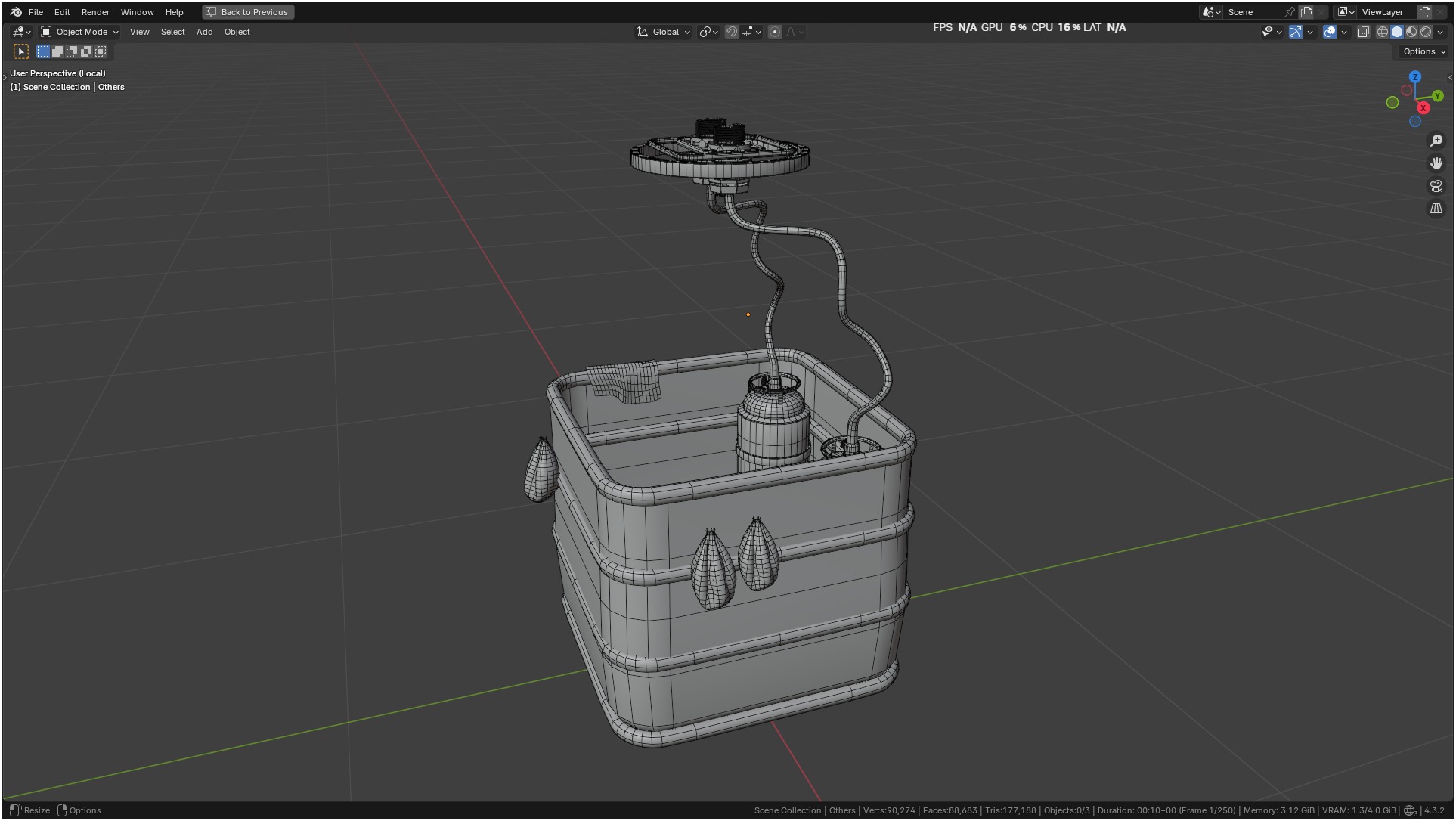 Air Balloon 3D model_89