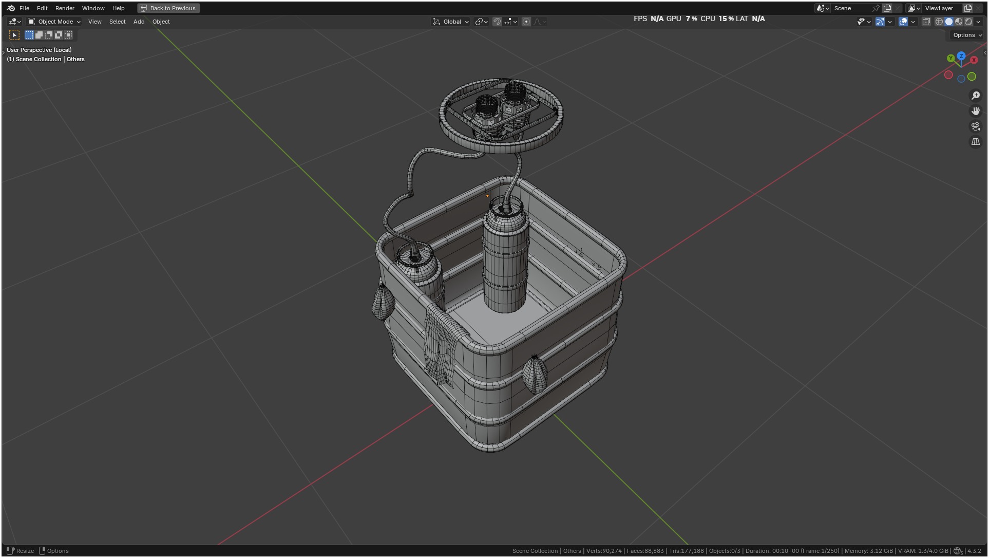 Air Balloon 3D model_91