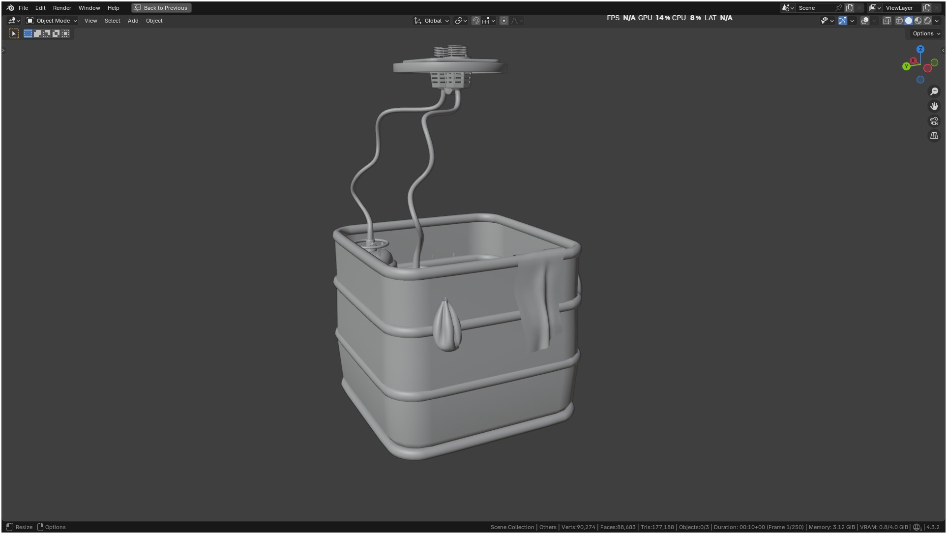 Air Balloon 3D model_92