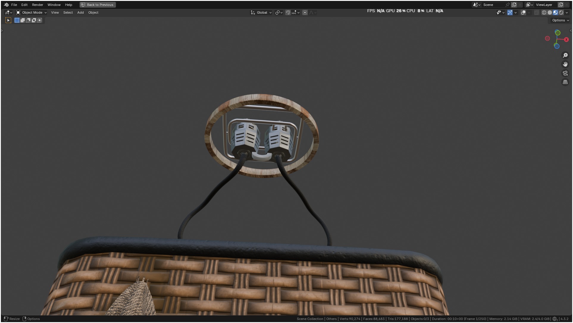 Air Balloon 3D model_17