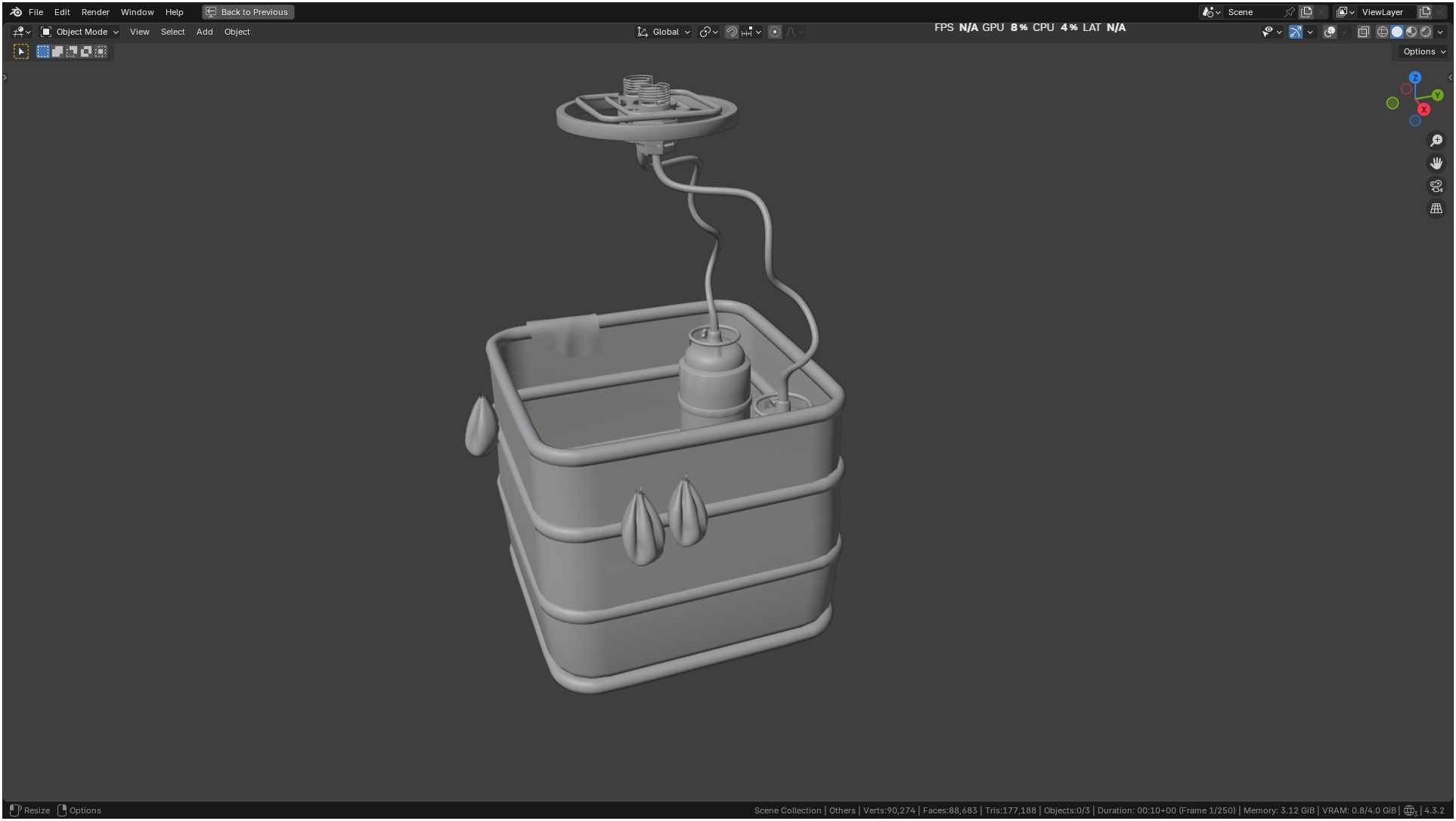 Air Balloon 3D model_94